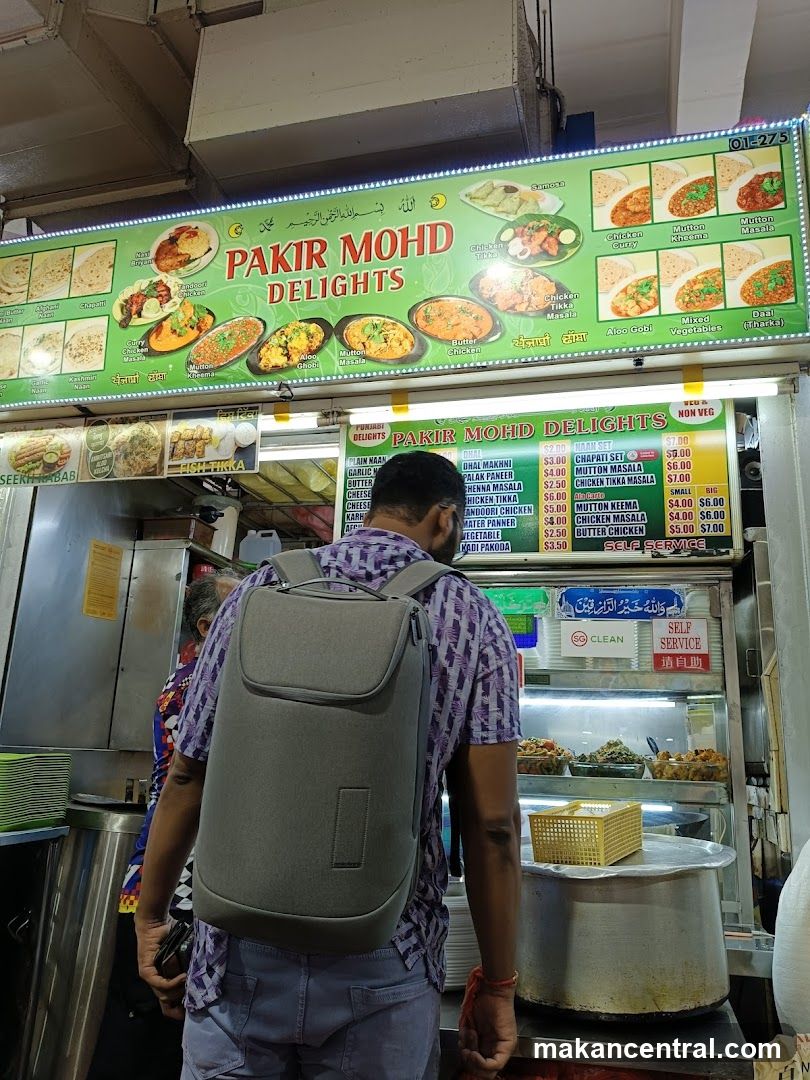 Pakir Mohd Delights Menu