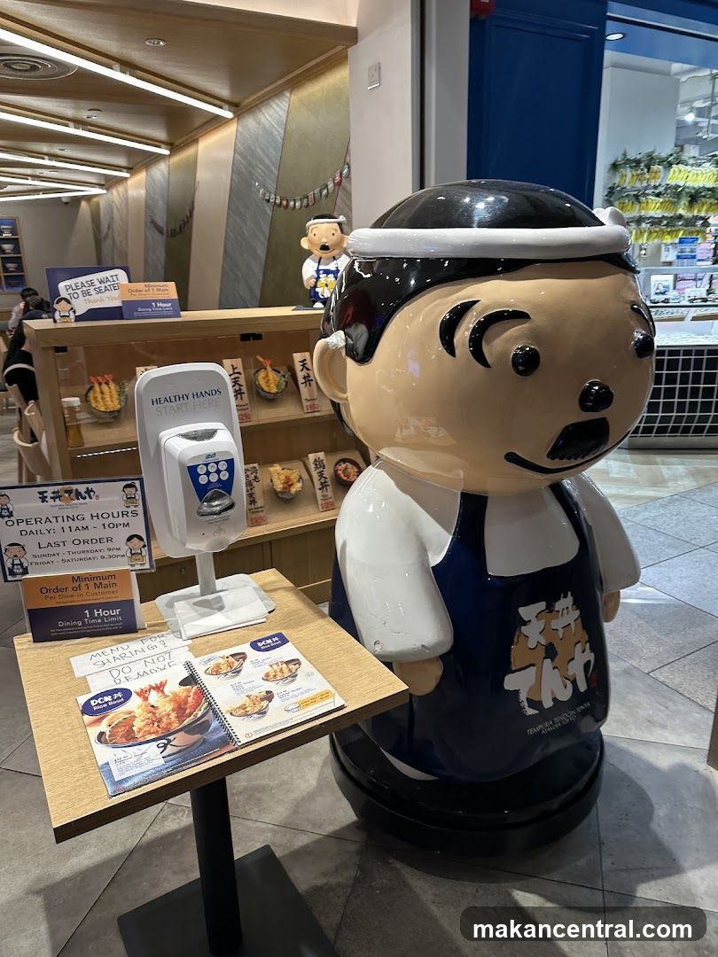 Restaurant Mascot and Menu