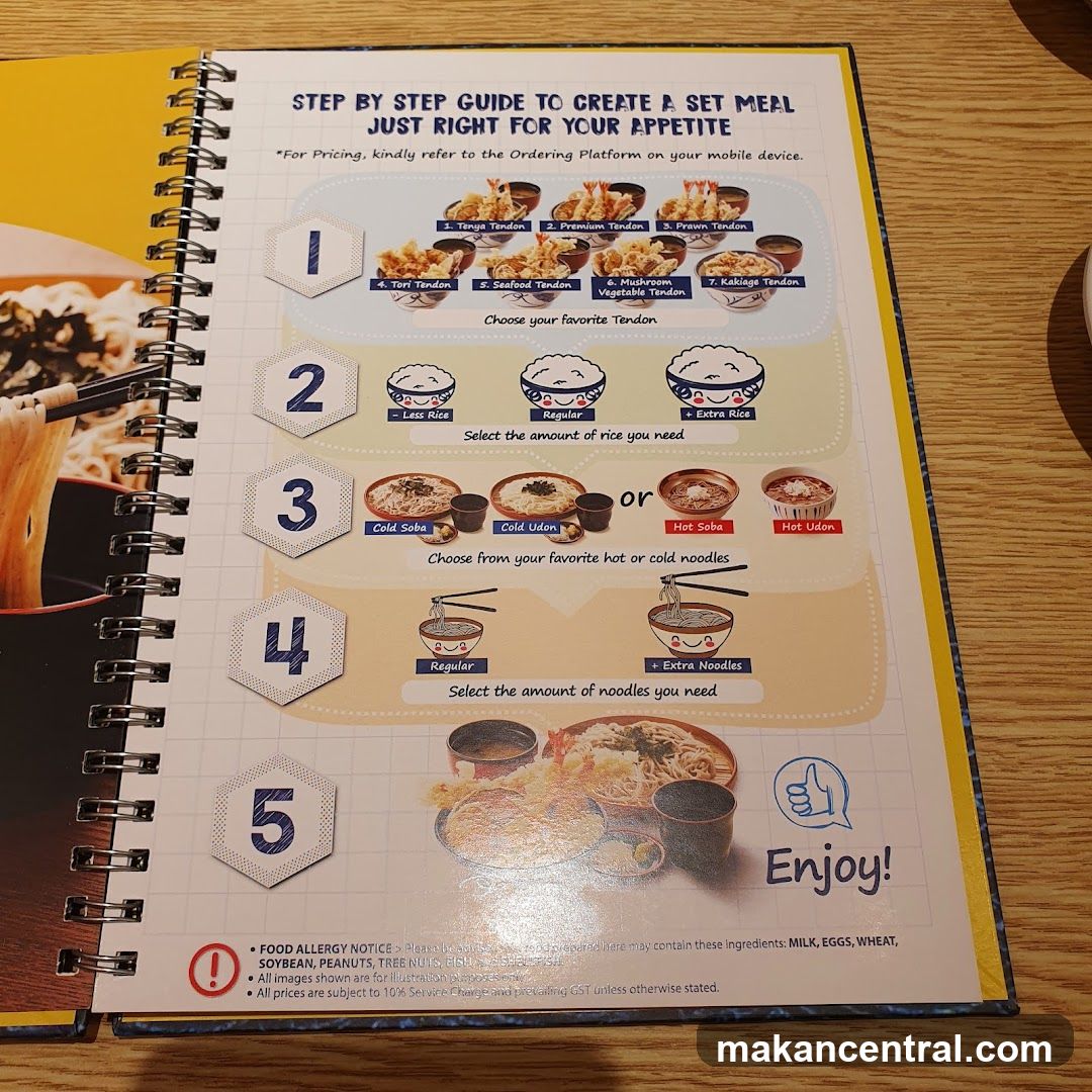 STEP BY STEP GUIDE TO CREATE A SET MEAL JUST RIGHT FOR YOUR APPETITE