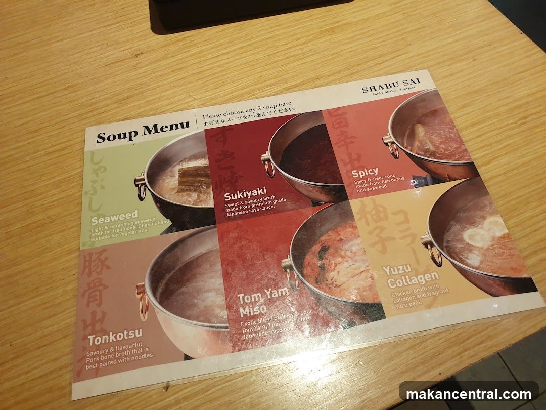Soup Menu