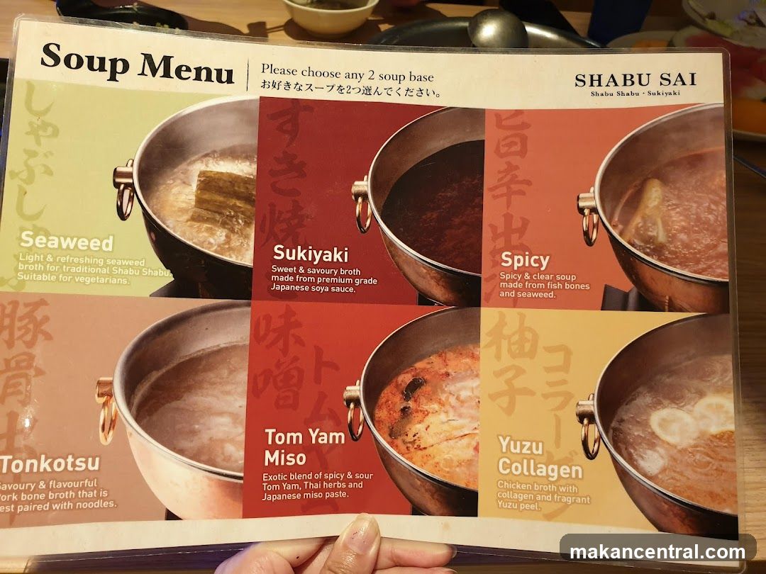 Soup Menu