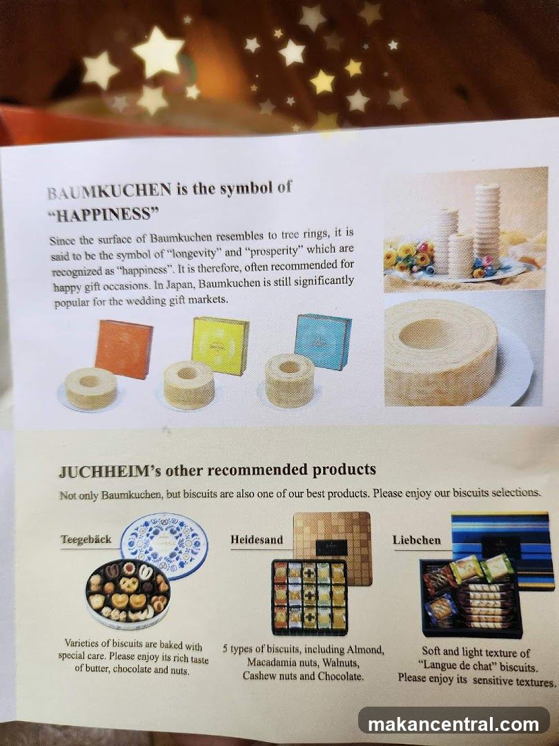 JUCHHEIM Baumkuchen and Biscuits