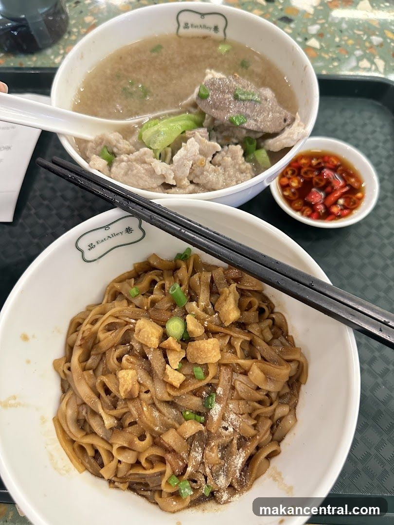 Pork Noodles and Soup