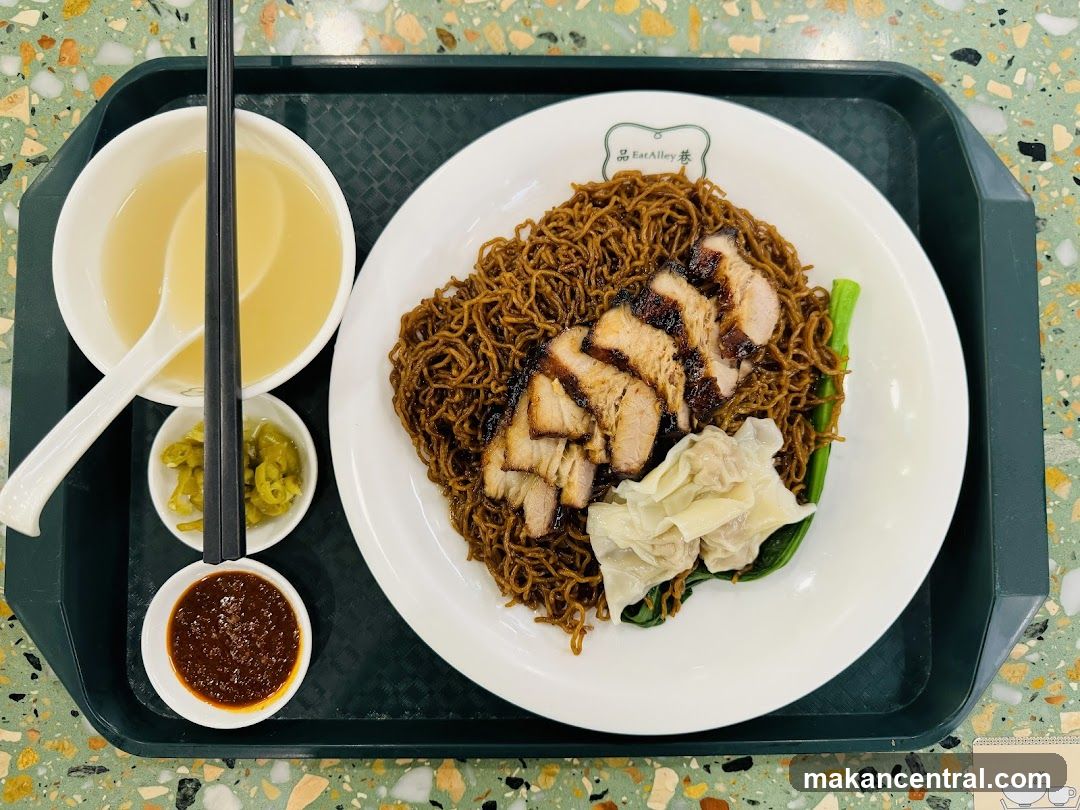 Noodles with Char Siu and Wonton
