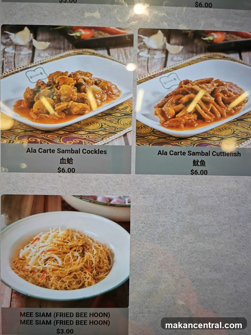 Menu Items
