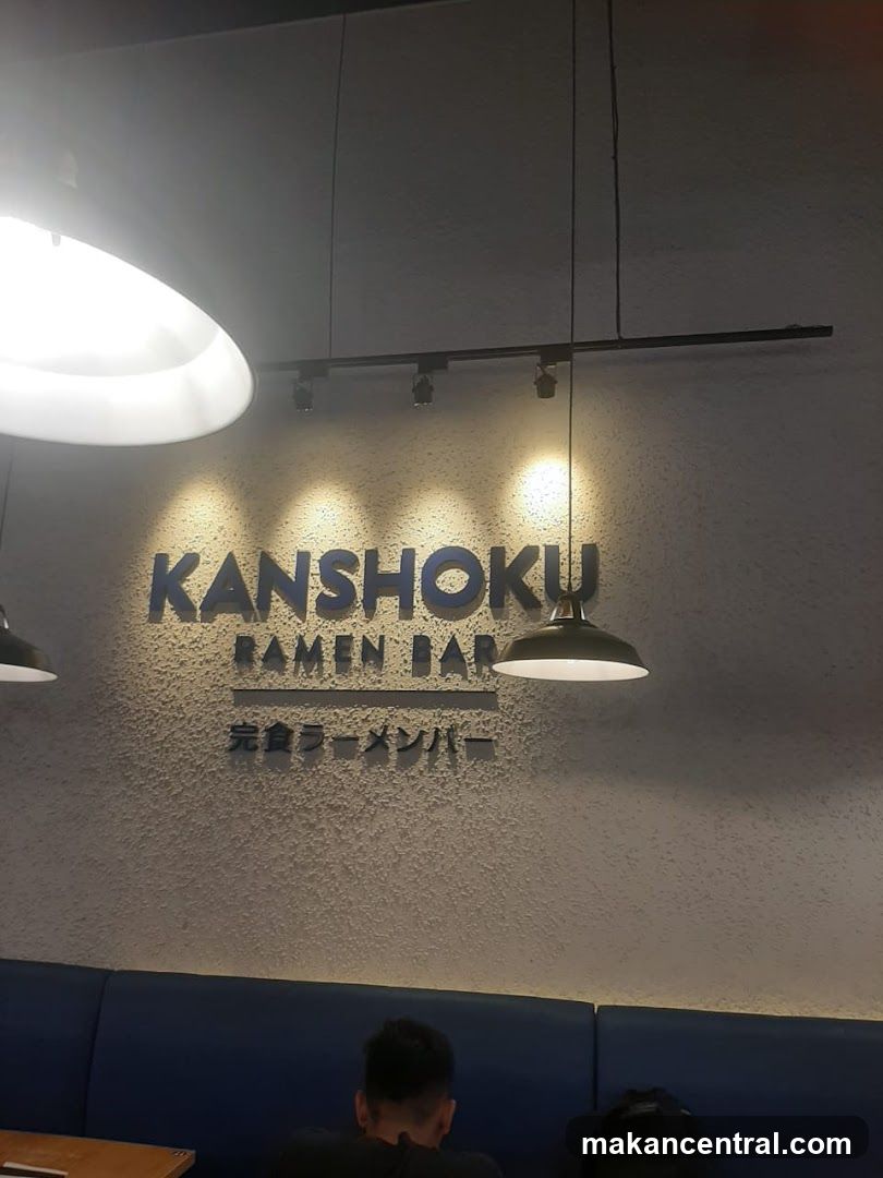 Kanshoku Ramen Bar Sign