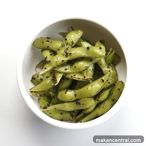 Edamame in a Bowl