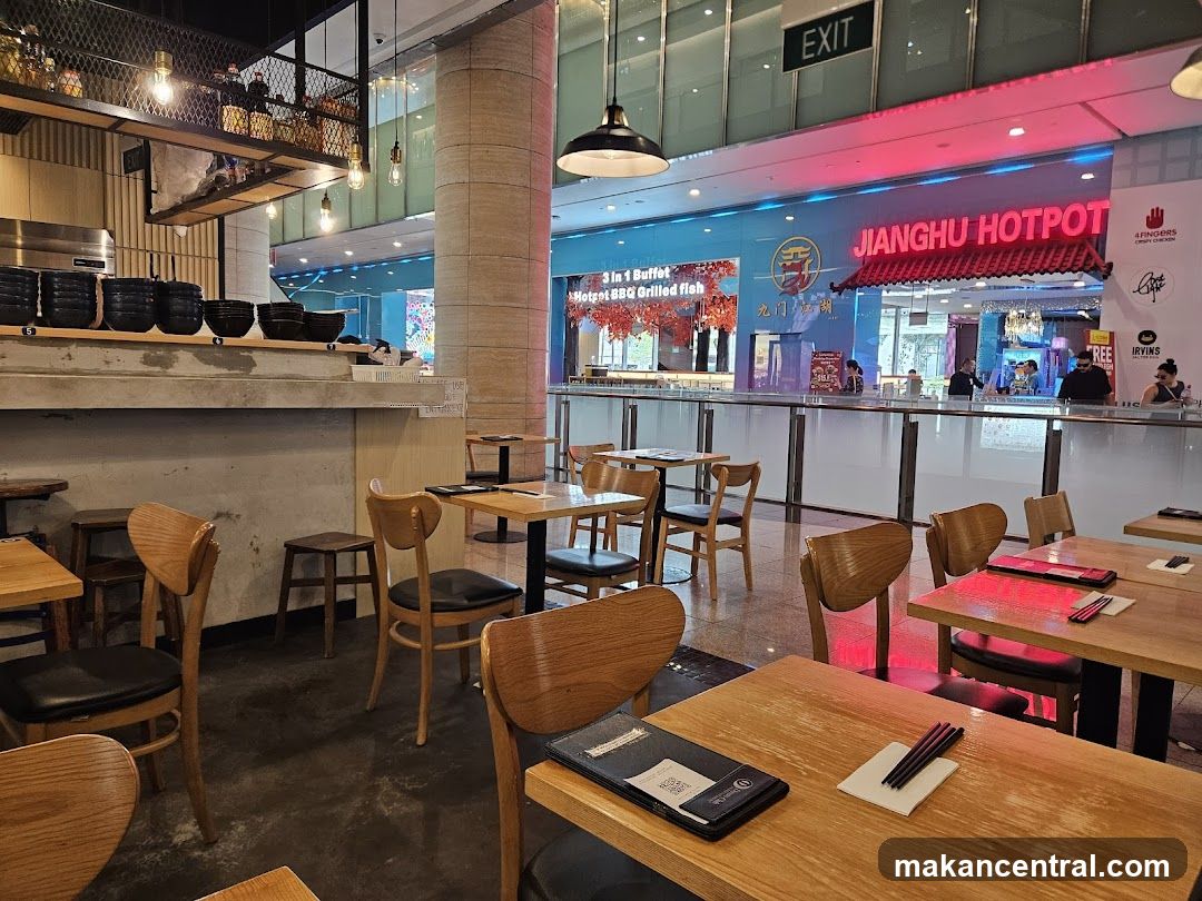Restaurant Interior with Hotpot Signage