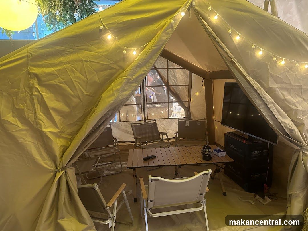 Tent Interior Setup