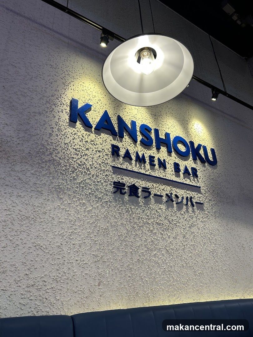 Kanshoku Ramen Bar Sign
