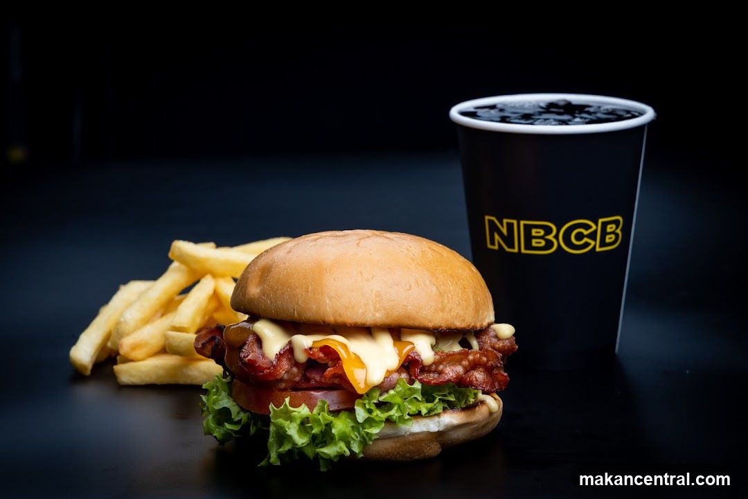 Burger, Fries, and Drink