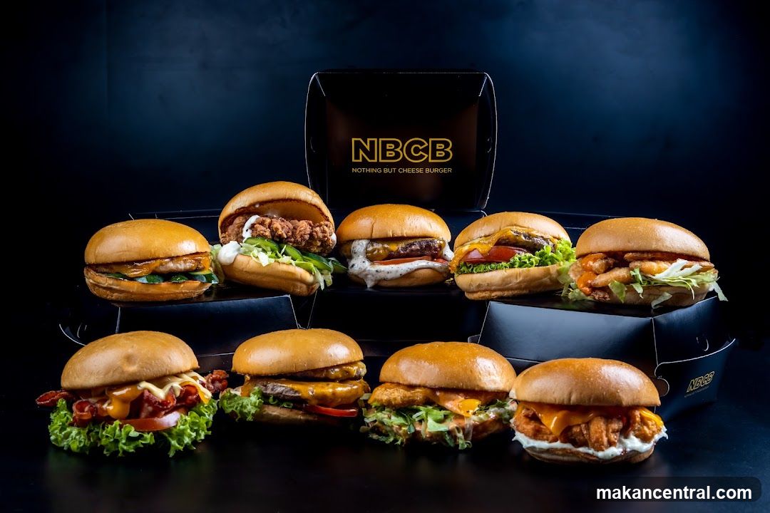 Assortment of Burgers