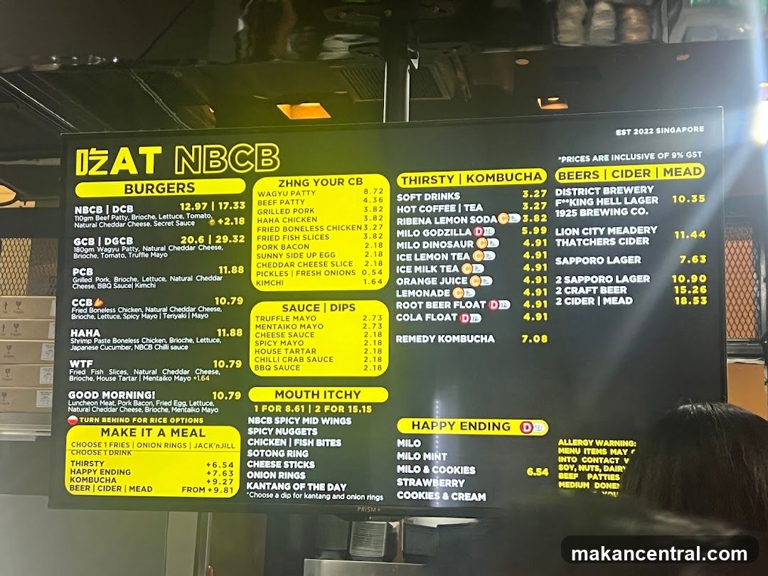 IZAT NBCB Menu