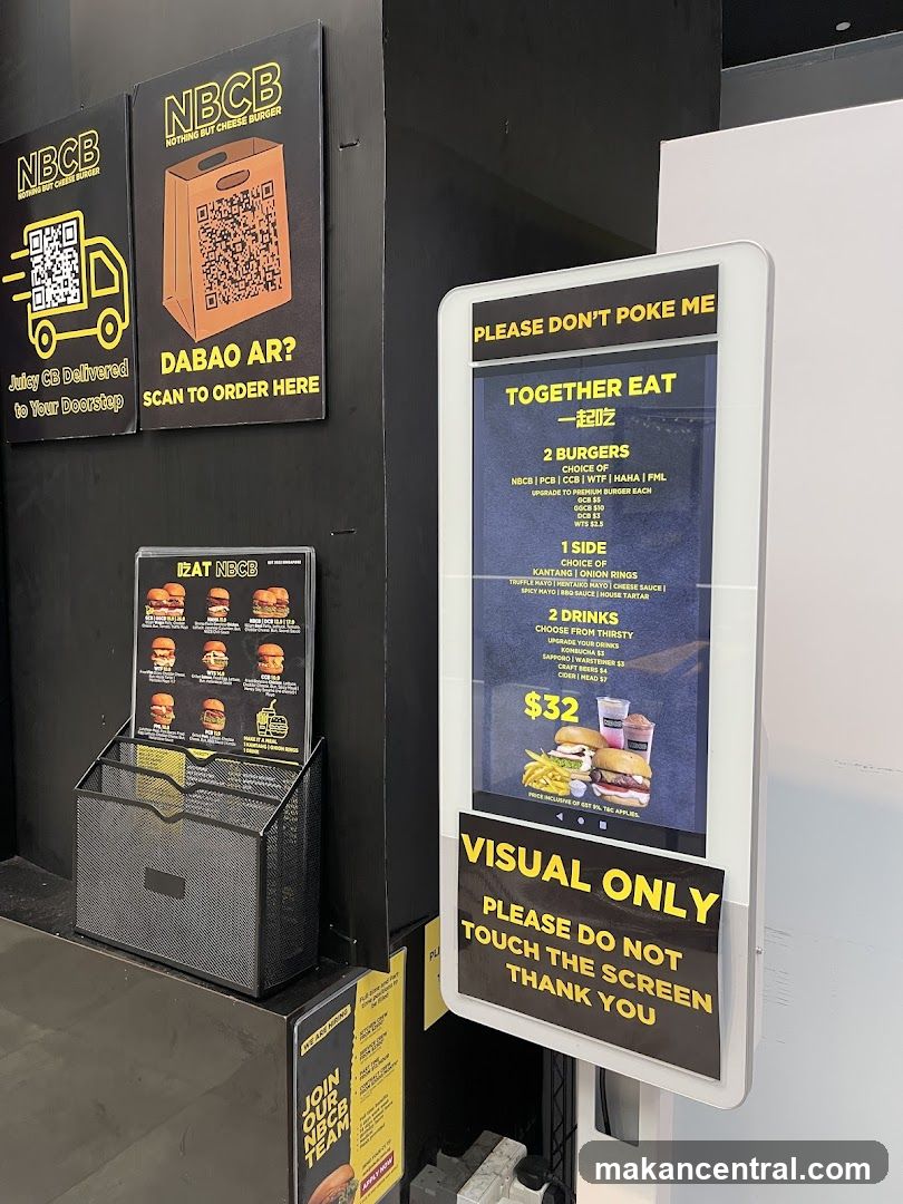 Menu Display and Promotional Materials