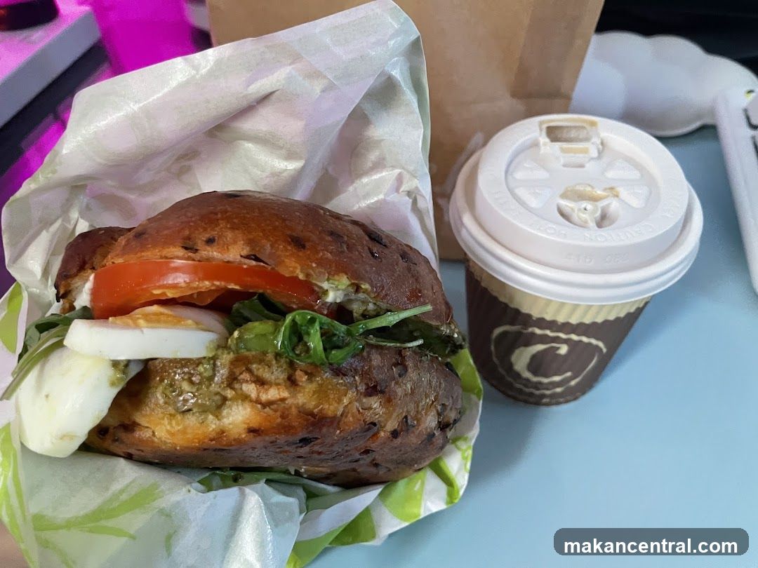Sandwich and Coffee