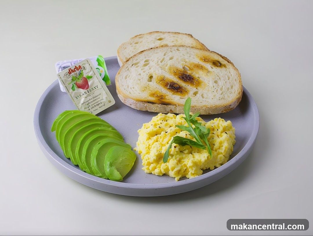 Scrambled Eggs Breakfast