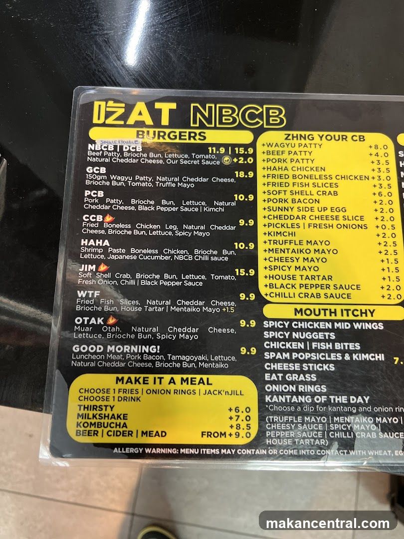 IZAT NBCB BURGERS