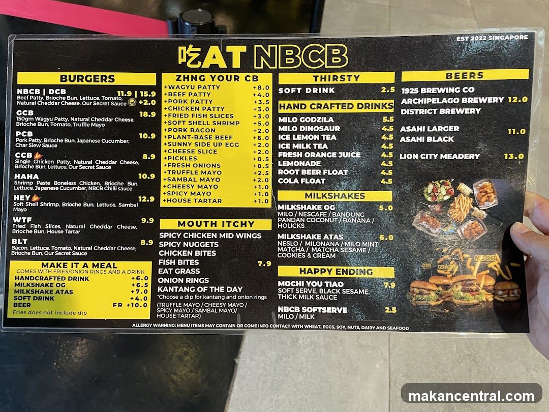 EAT NBCB Menu