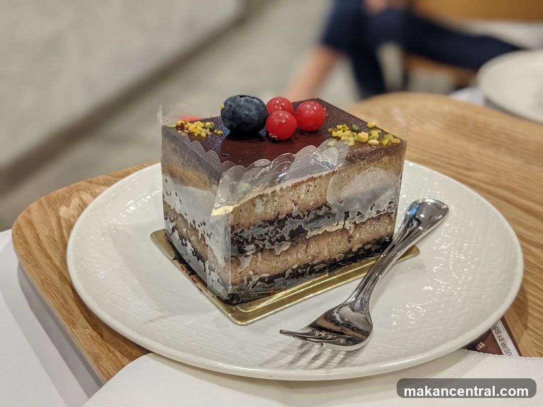 Chocolate Layer Cake with Berries