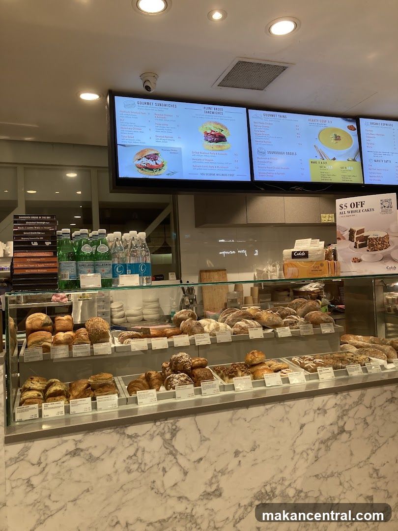 Bakery Display and Menu