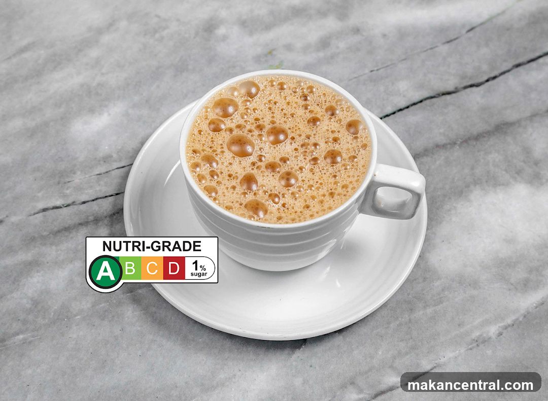 Coffee with Nutri-Grade Label