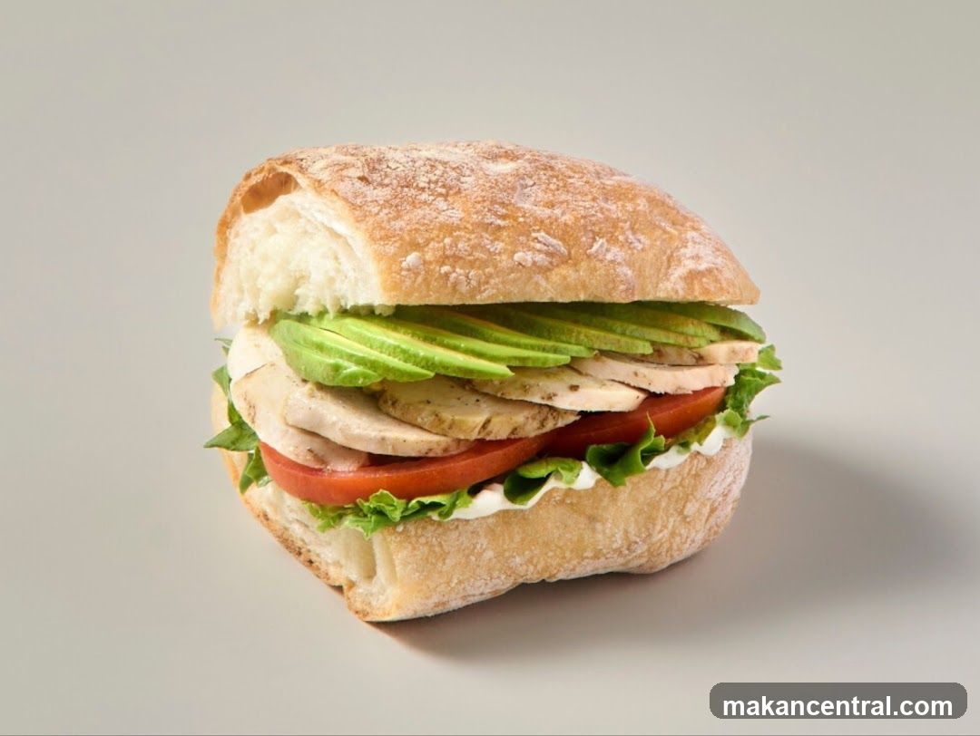 Chicken and Avocado Sandwich