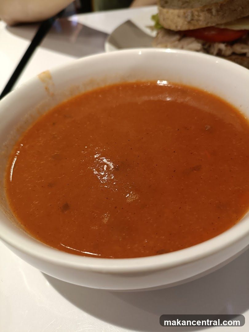 Tomato Soup and Sandwich
