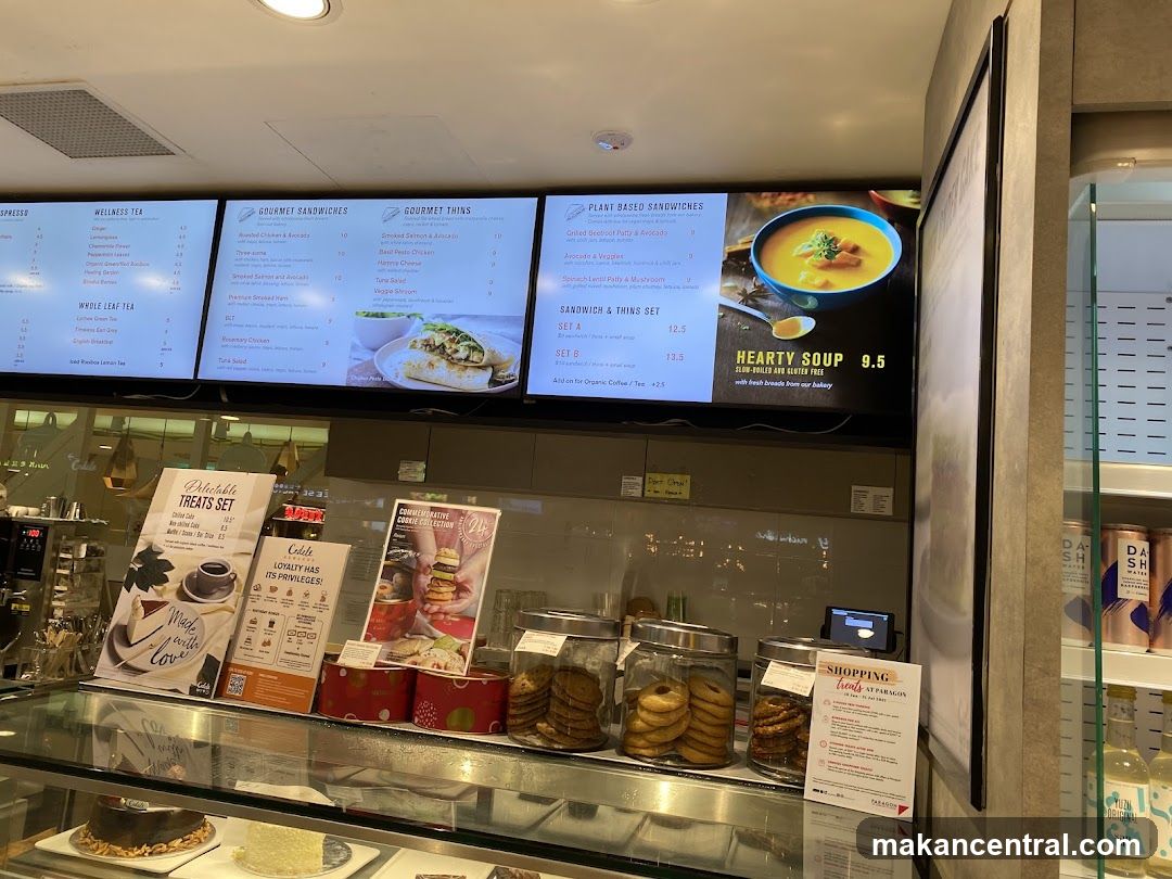 Cafe Menu and Display