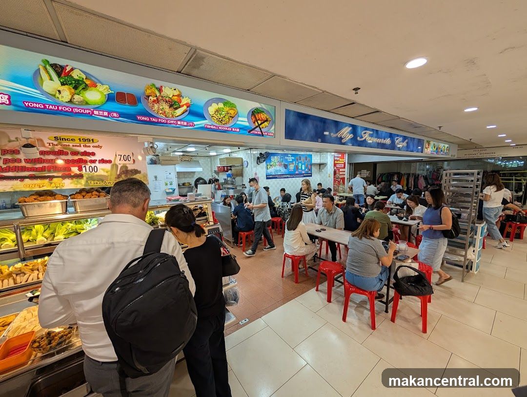Food Stall with Seating Area