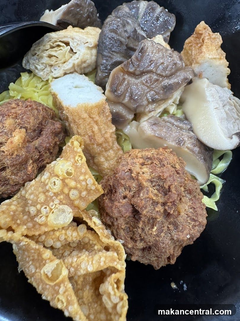 Noodles with Assorted Toppings