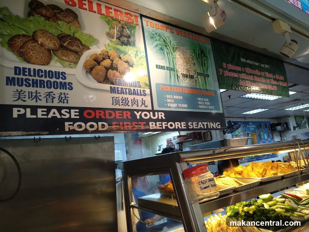Food Stall Menu and Display