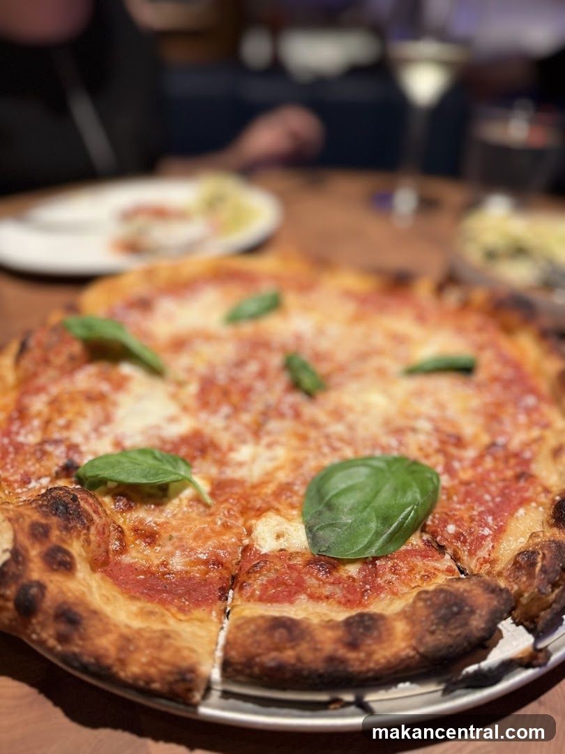 Pizza with Basil