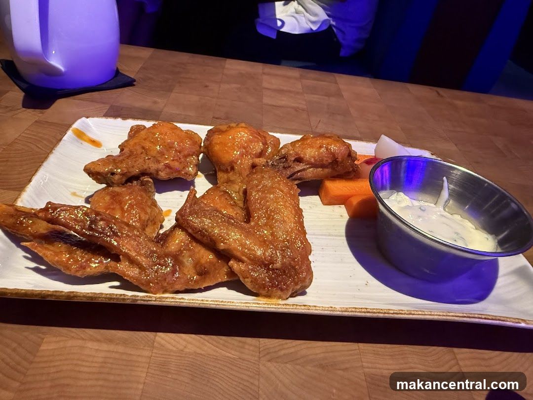 Chicken Wings with Dip