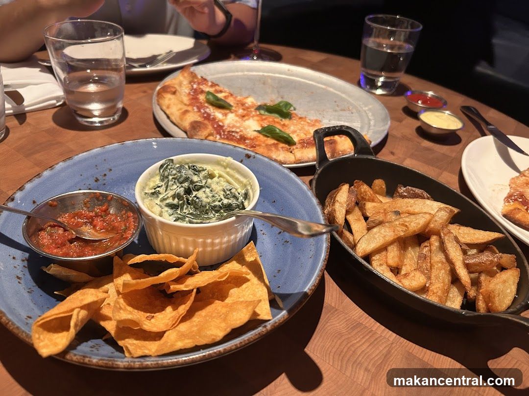 Appetizers and Pizza