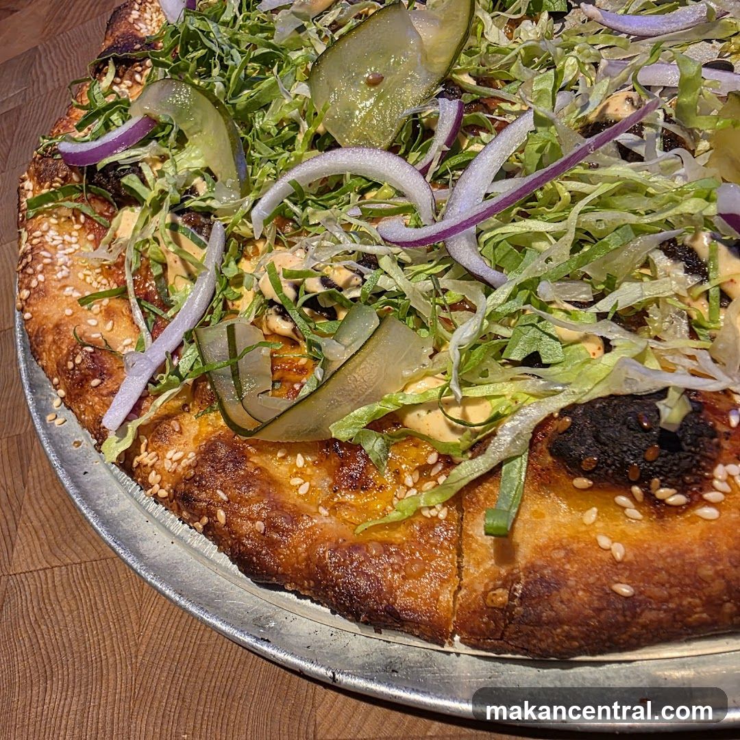Pizza with toppings