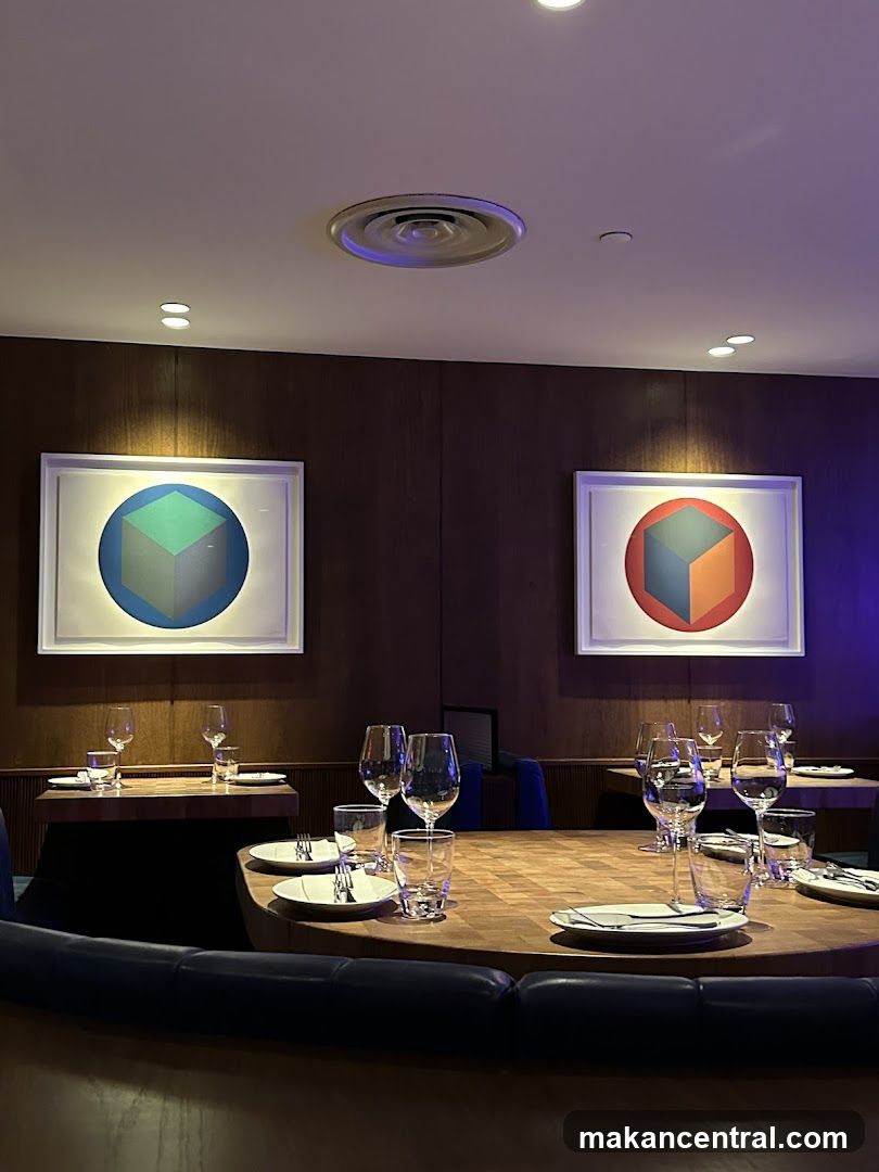 Restaurant Interior with Set Tables