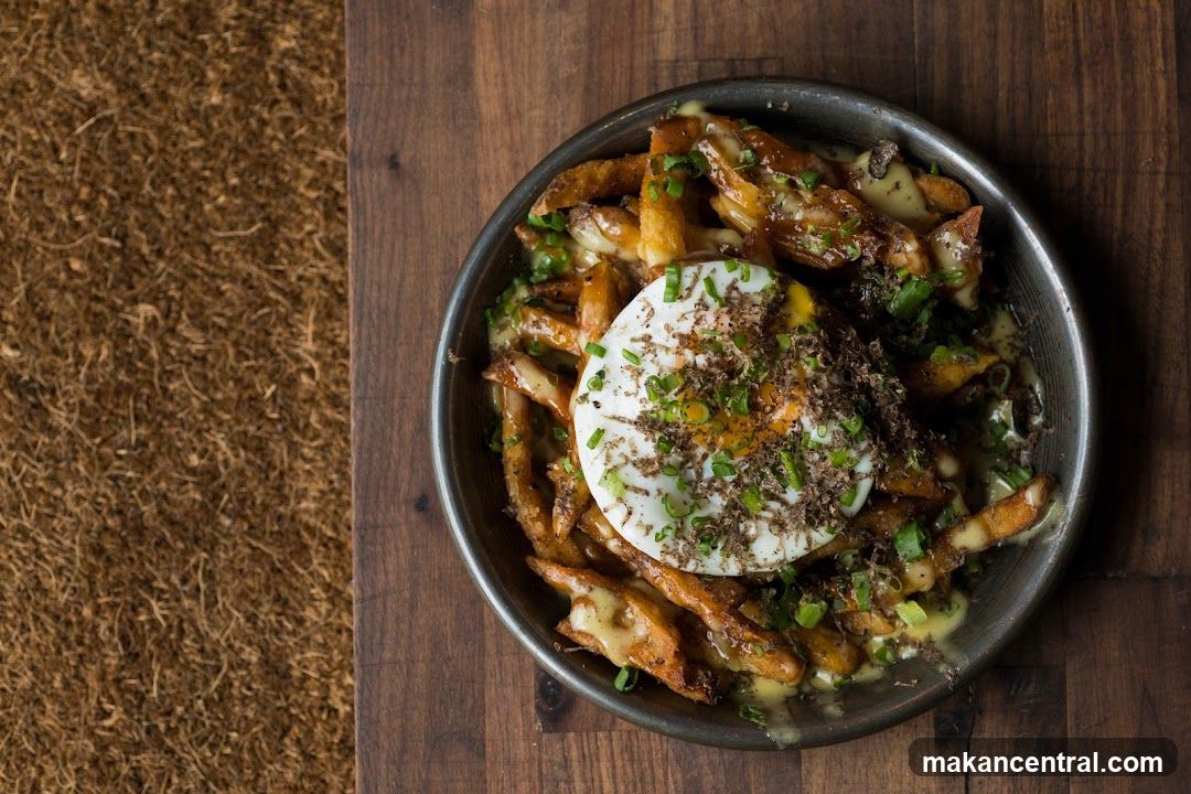 Truffle Fries with Fried Egg