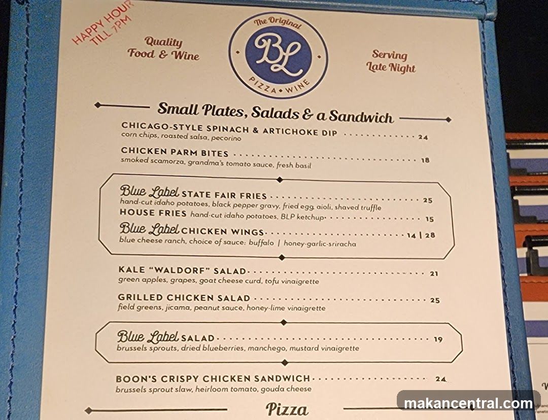 Small Plates, Salads & a Sandwich
