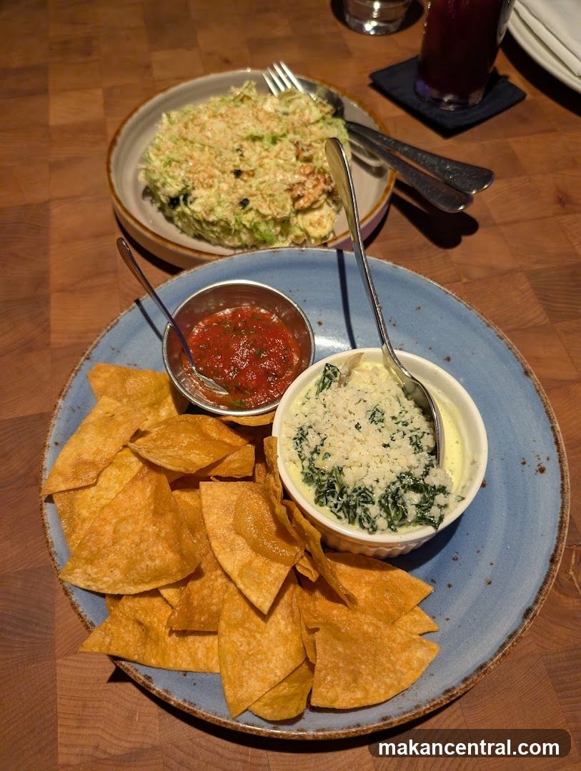 Appetizers with Dip and Salsa