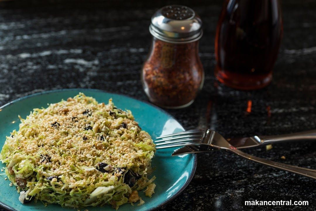 Shredded Cabbage Salad with Sesame Seeds and Nuts
