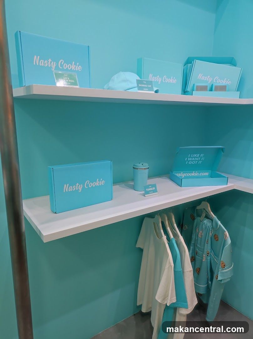 Nasty Cookie Merchandise Display