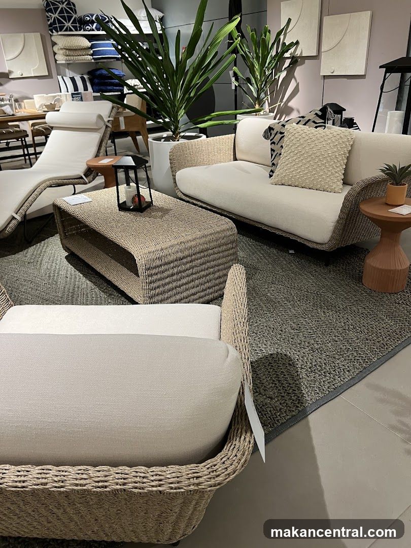 Living Room Furniture Display
