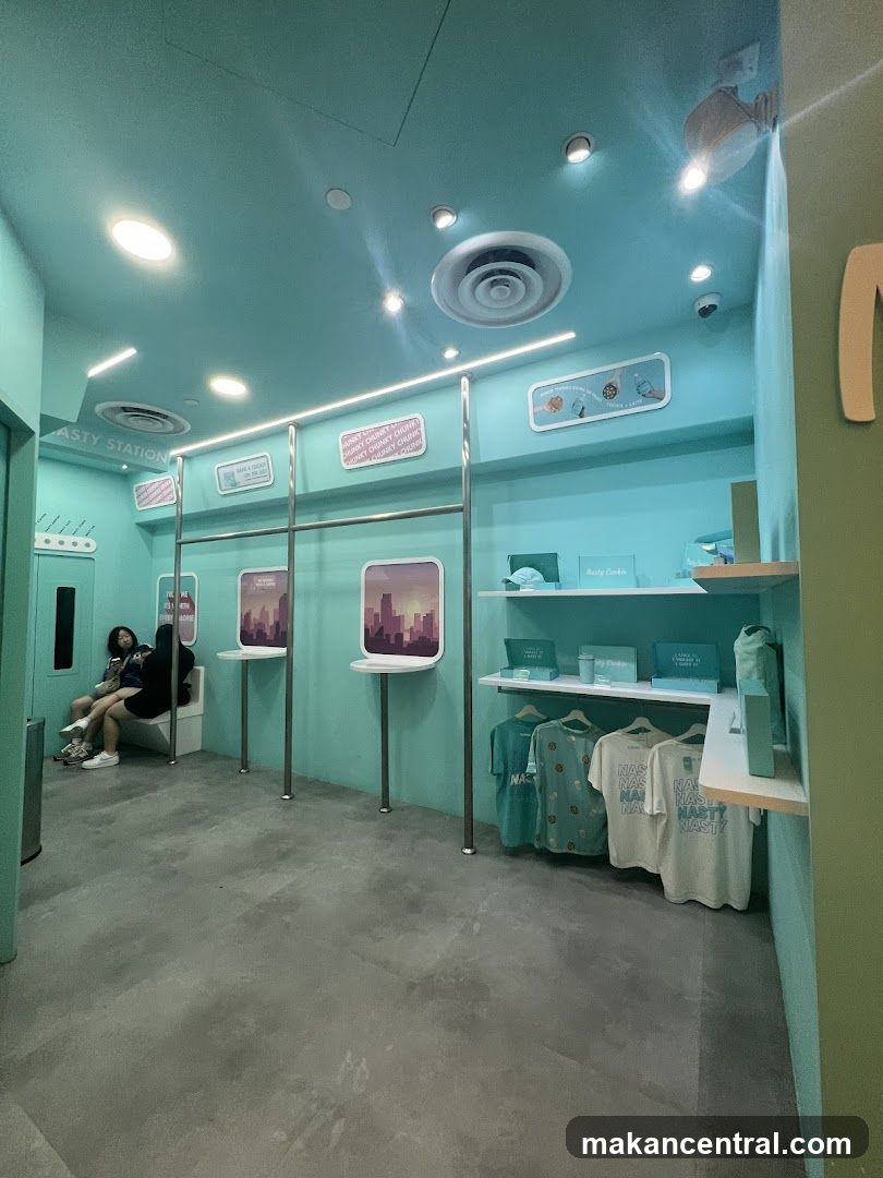 Interior of a store with merchandise