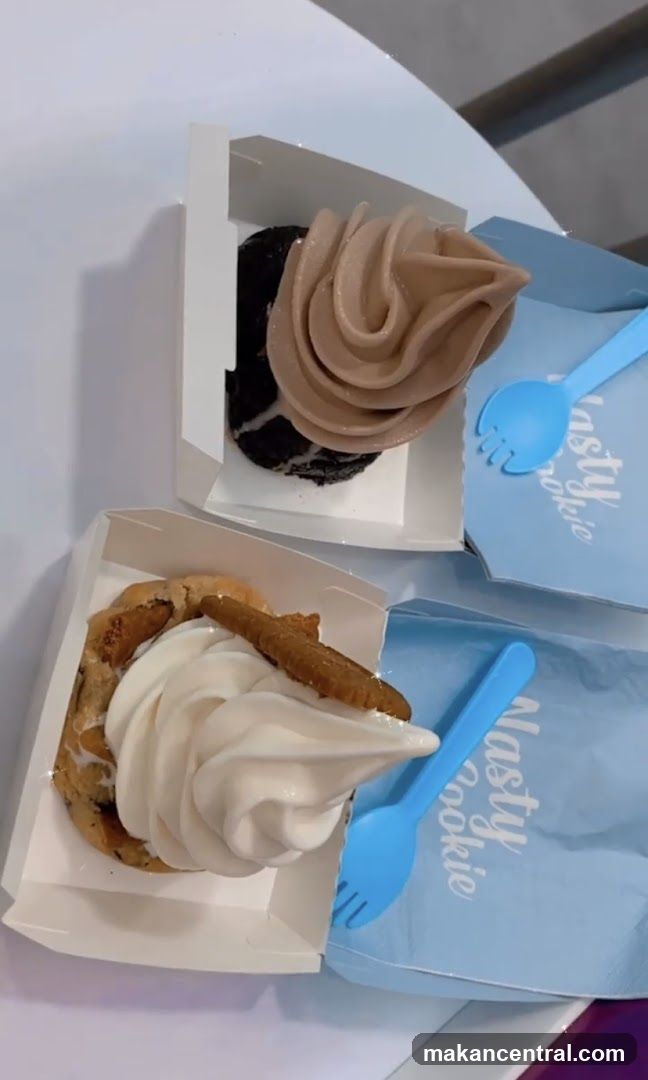 Desserts with Soft Serve Ice Cream