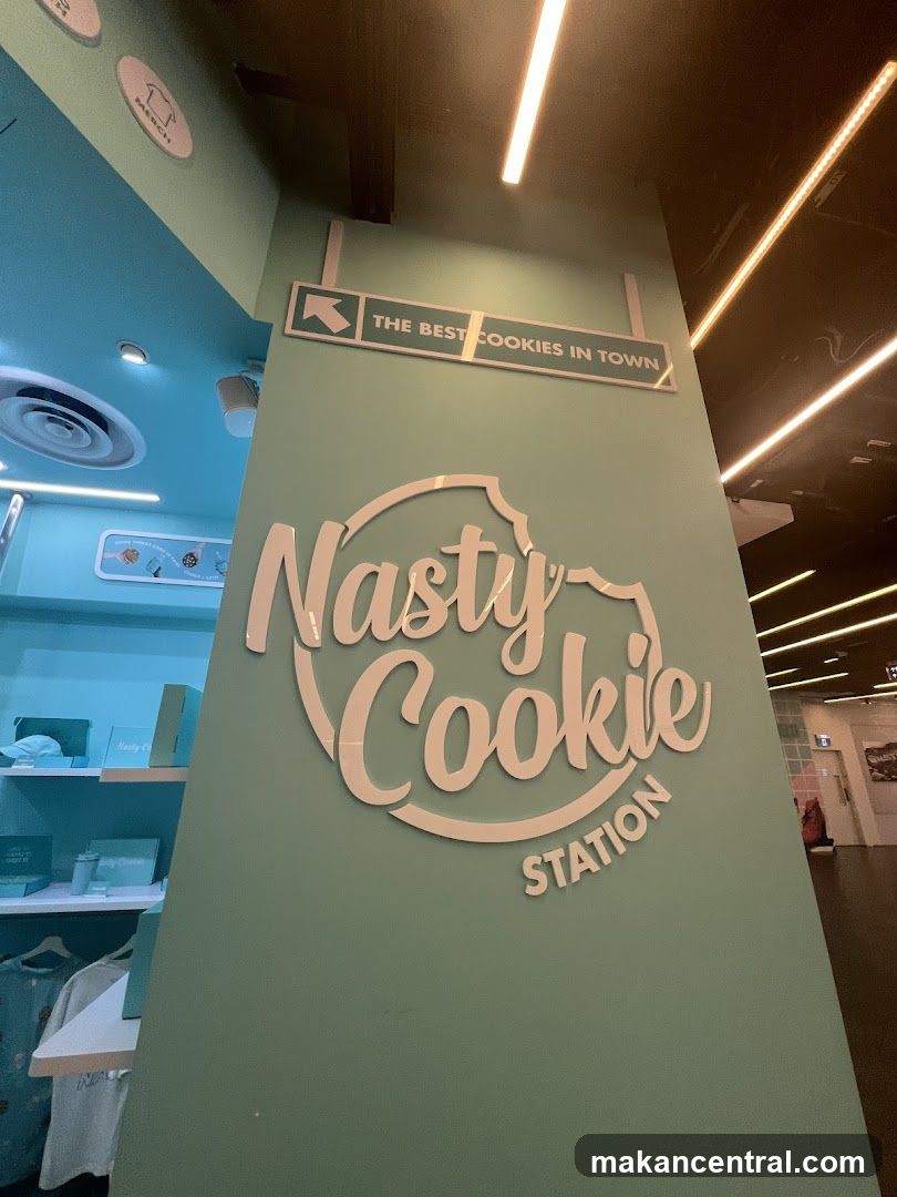 Nasty Cookie Station Signage