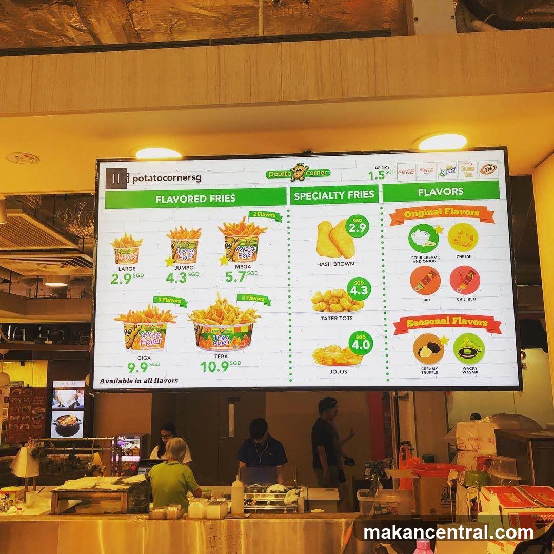 Potato Corner Menu