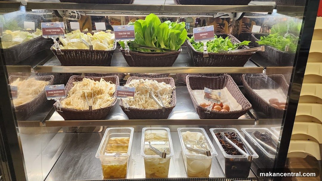 Buffet Display of Fresh Ingredients