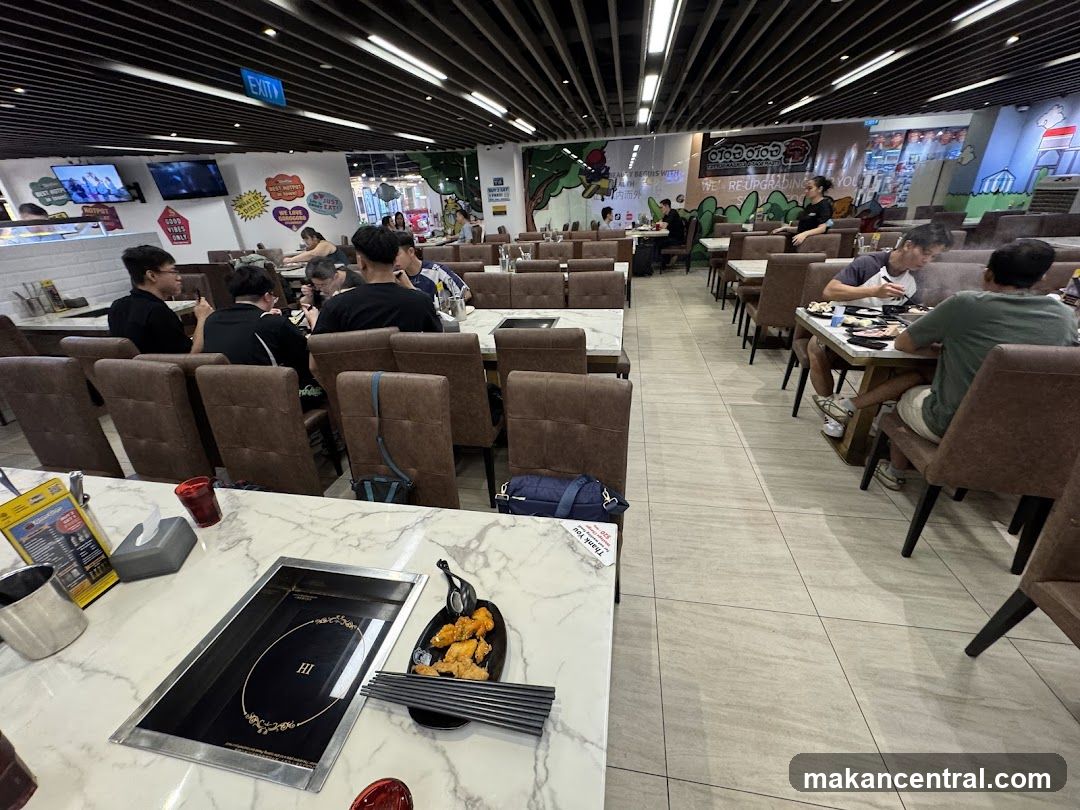 Restaurant Interior with Diners