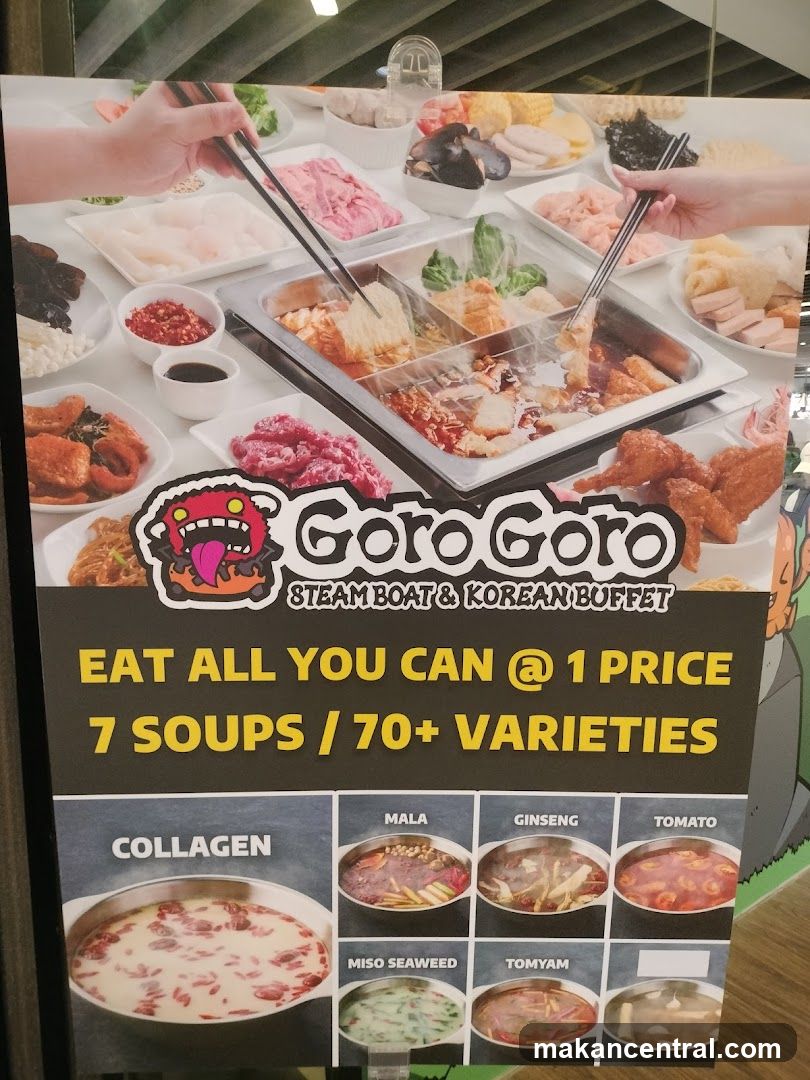 Goro Goro Steam Boat & Korean Buffet Advertisement