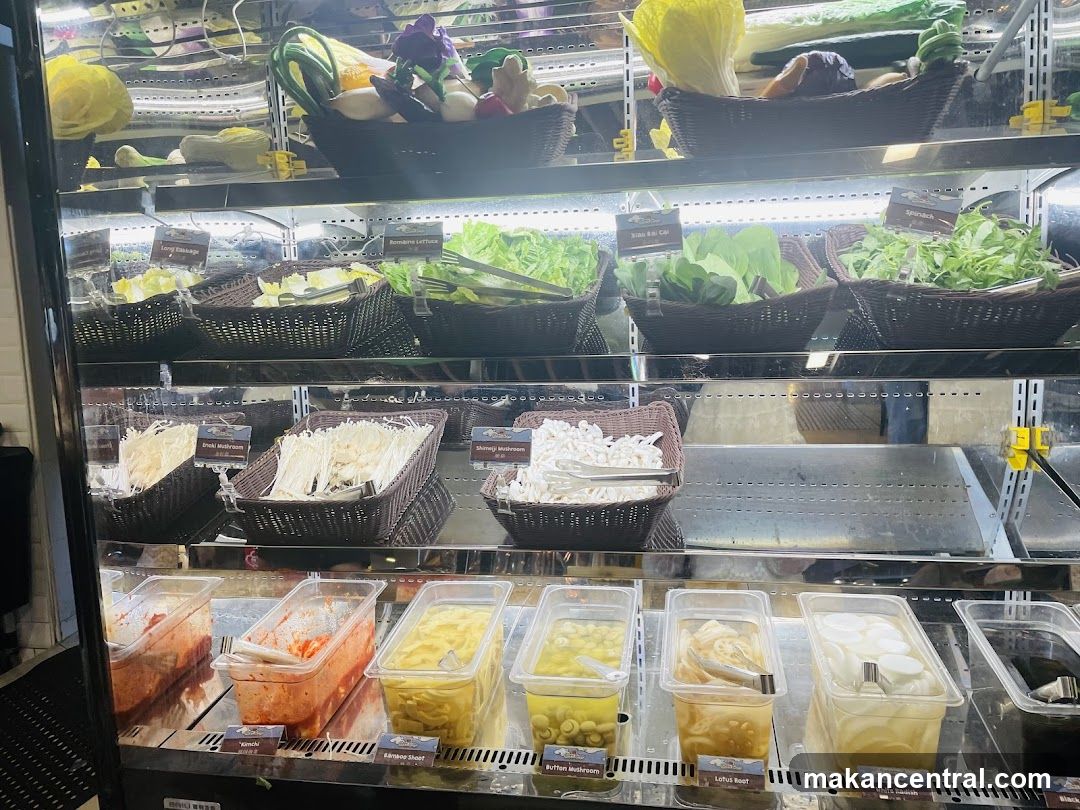 Refrigerated Display of Fresh Ingredients